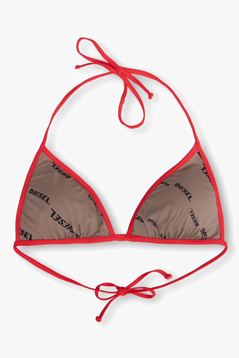 DIESEL ◆ Bfb-Sees-A ロゴ ビキニ トップ＆ボトム Diesel Bfb-Sees-A logo-print Bikini Top | Red | FARFETCH